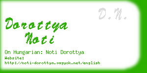 dorottya noti business card